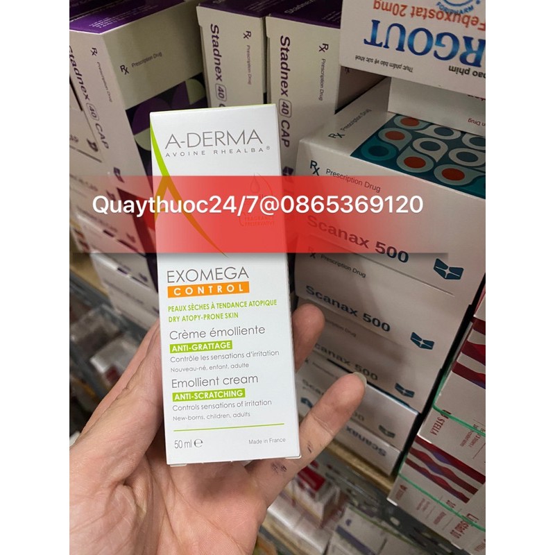 KEM DƯỠNG ẨM ADERMA EXOMEGA CONTROL (50ml)