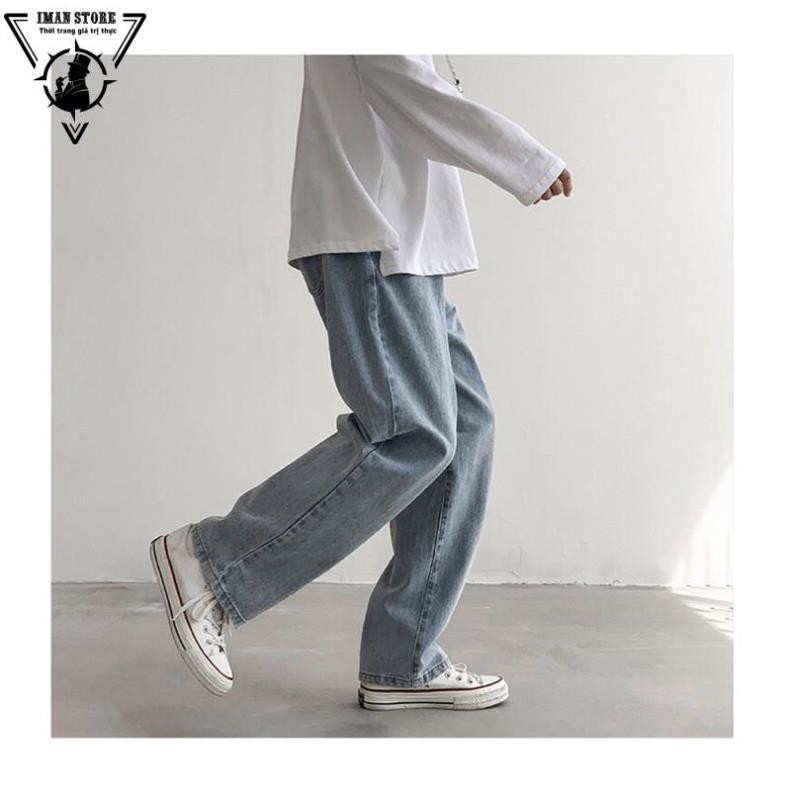 Quần Baggy jean nam ống rộng SR001 phông unisex