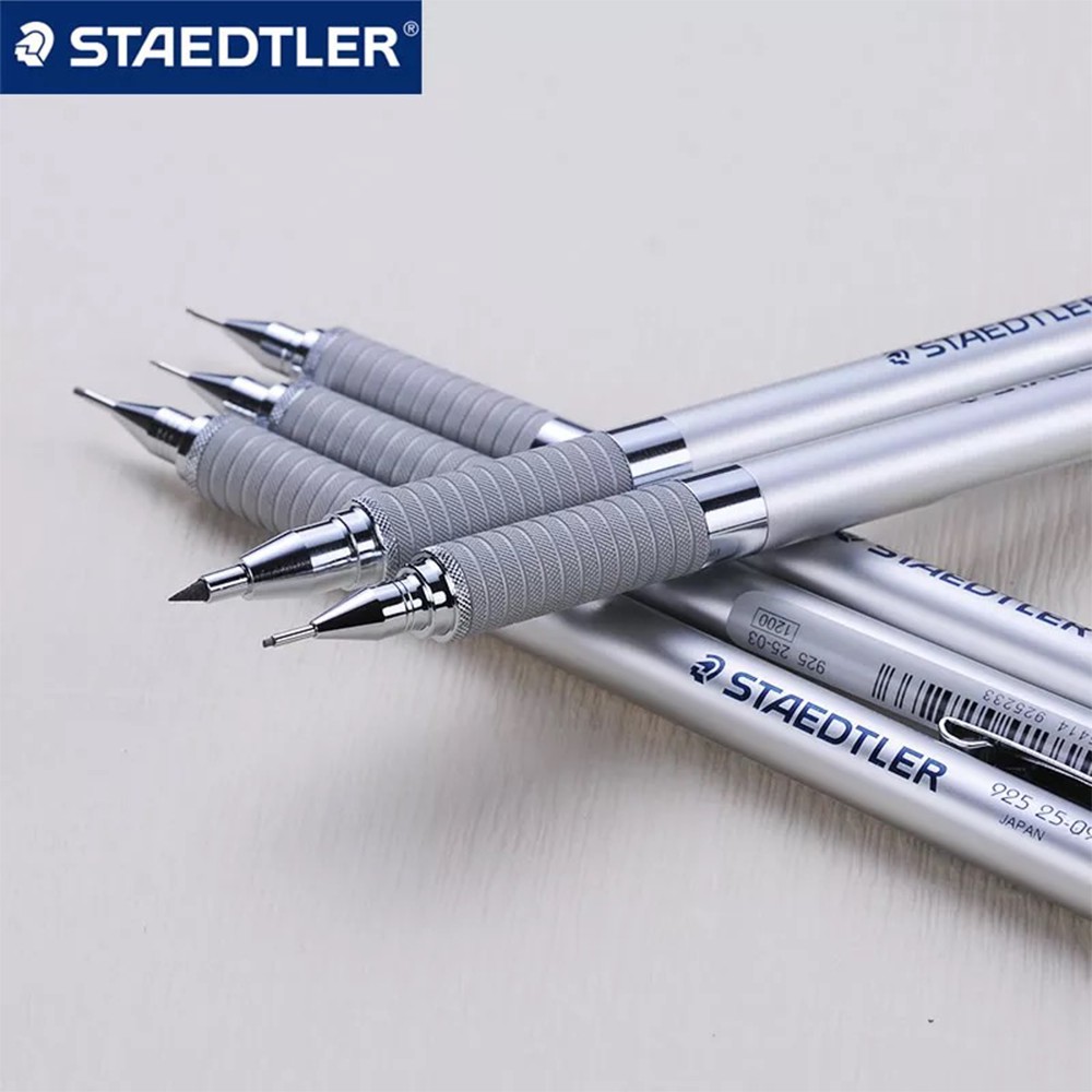 Bút chì cơ khí thân kim loại Staedtler ngòi 0.5 màu classic hoặc silver