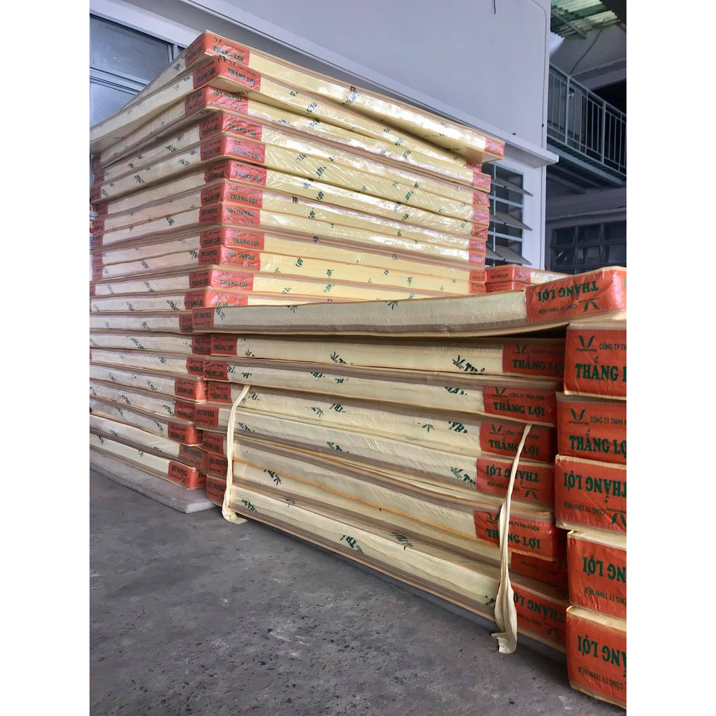 Nệm CAO SU NON THẮNG LỢI 15 phân chính hãng, bảo hành 15 năm, miễn phí giao hàng