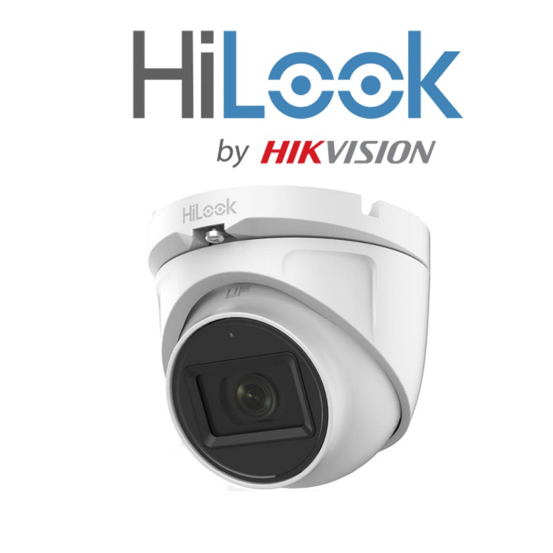 Camera Dome HD-TVI hồng ngoại 2.0 Megapixel HILOOK THC-T120-MS - Tích hợp míc - Hàng chính hãng