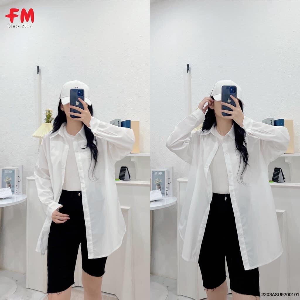 [Ảnh thật/Sẵn] Áo sơ mi trơn dài tay form rộng nhiều màu ulzzang