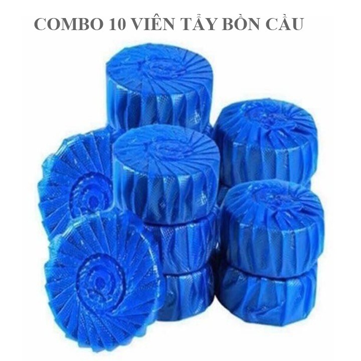 Combo 10 viên tẩy bồn cầu diệt vi khuẩn tận gốc 00210