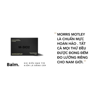 Sáp vuốt tóc morris motley - matte styling balm - 100g