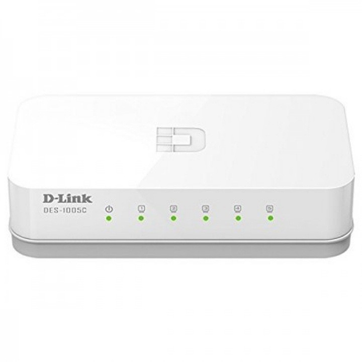 Bộ Chia Mạng Switch 5 cổng D-Link - HÀNG CHÍNH HÃNG - DES-1005C