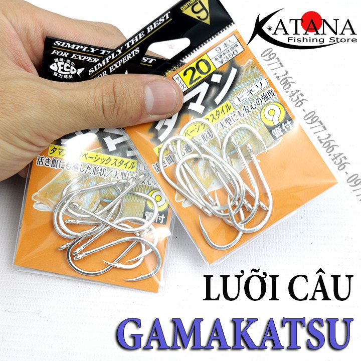 Lưỡi câu Gamakatsu - Chùm Nho Gamakatsu - Câu Tra, Câu Giải, Hồ - Made in Japan