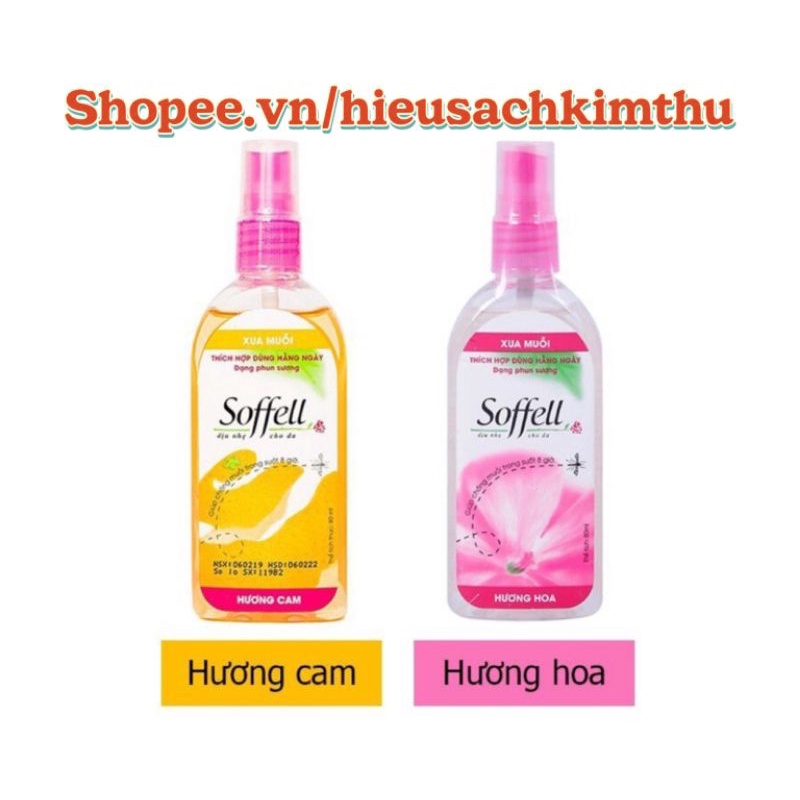 Xịt Muỗi Soffell 80ml