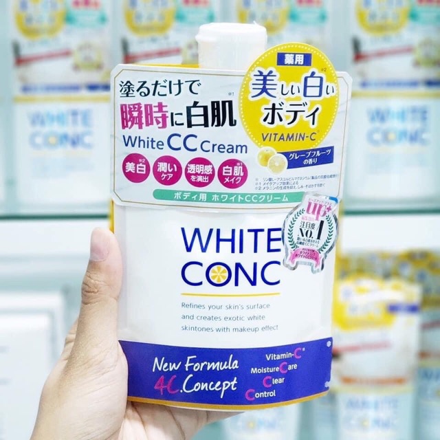 Sữa dưỡng thể White Conc CC Cream Vitamin C White Conc (dòng cao cấp của Nhật)