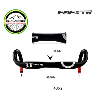 Ghi đông xe đạp road nhôm 3t fmf xtr pro 420x31.8mm