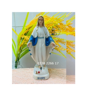 4. Tượng gốm sứ Đức Mẹ ban ơn 13 cm