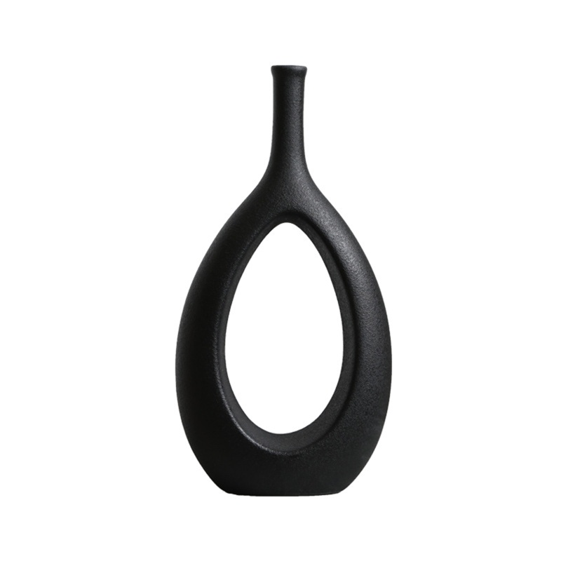 Chậu Hoa Bằng Gốm Thiết Kế Đục Lỗ Phong Cách Bắc Âu Hiện Đại Trang Trí Nội Thất