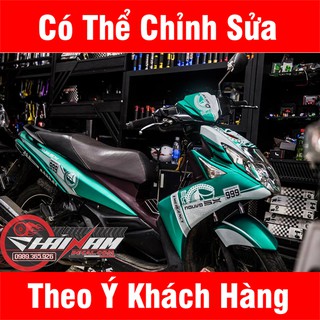 Tem Trùm Nouvo Xanh Trắng Police