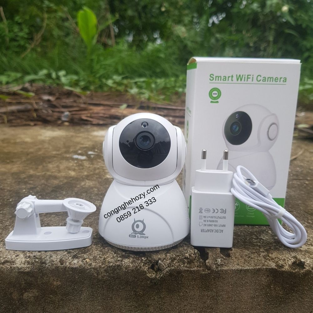 Camera WIFI trong nhà 5.0 Mpx V380 PRO Q8 HD xoay quay theo chuyển động  độ phân giải cao 2536×1920