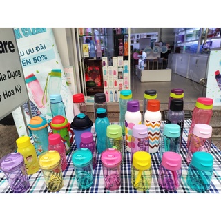 TUPPERWAREHOUSE MALL - Bình nước LOHAS, DRINKING thân trong, chịu nhiệt 0 đến 110 độ C SIÊU ĐẸP