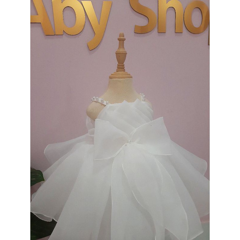 Váy công chúa thiết kế cho bé tặng kèm cài tóc