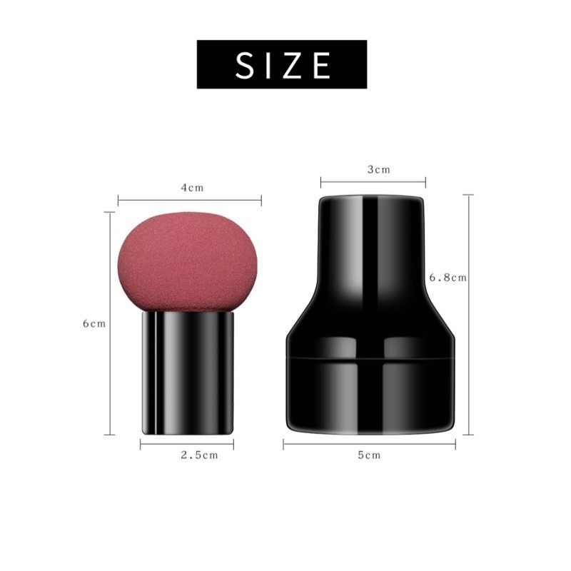 Mút Trang Điểm Hình Nấm Có Thể Sử Dụng Ướt Và Khô