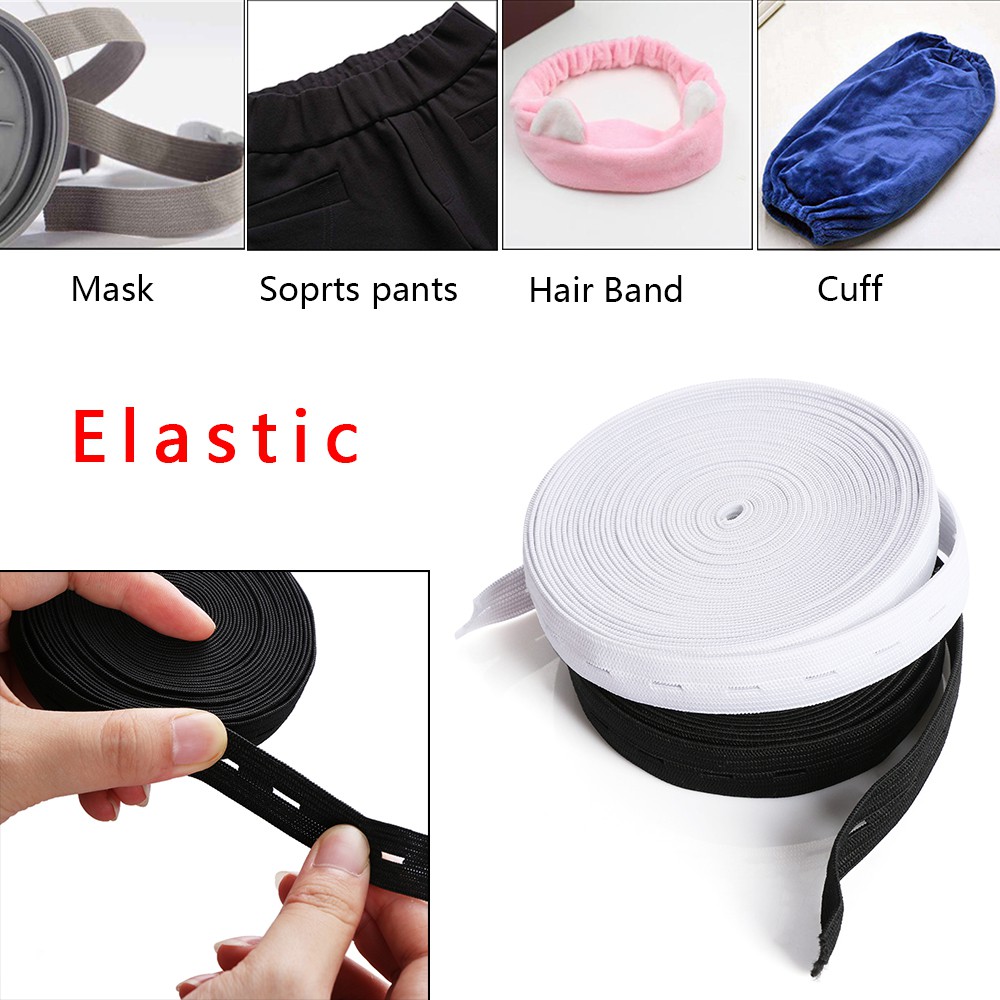 Braided Apparel Accessories Belt Hole Sewing Elastic Band