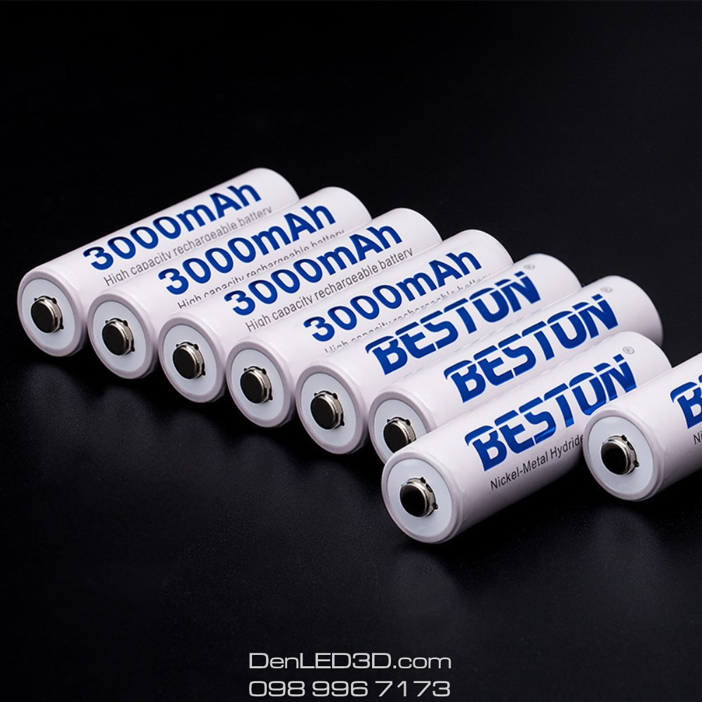 [Chính Hãng] Pin Sạc BESTON 3000Mah Kèm Bộ Sạc, Dung Lượng Thật, BH 1 Đổi 1