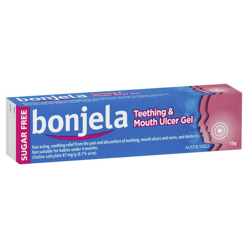 [Hiệu quả 100%] Kem bôi nhiệt miệng, giảm sưng lợi cho bé mọc răng Bonjela Teething Gel 15g