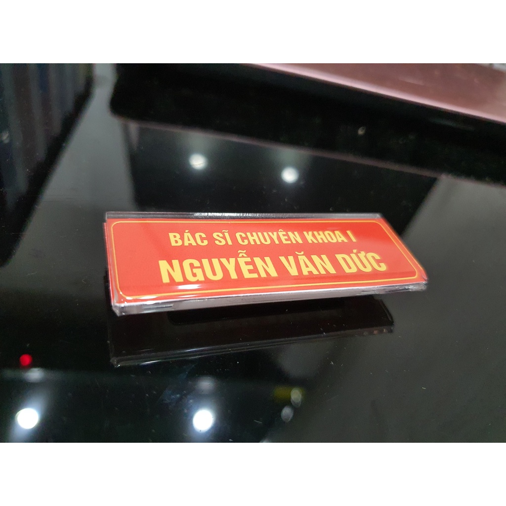 Bảng tên nhân viên - Thẻ tên nhân viên nam châm