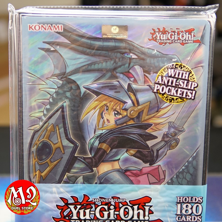 Album sưu tập Yugioh Dark Magician Girl The Dragon Knight 9-Pocket Portfolio - Chính hãng Konami - Sức chứa 180 lá bài