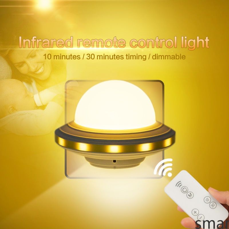 Đèn Ngủ LED Thông Minh Hình Đĩa Bay UFO Điều Khiển Từ Xa Tiện Dụng
