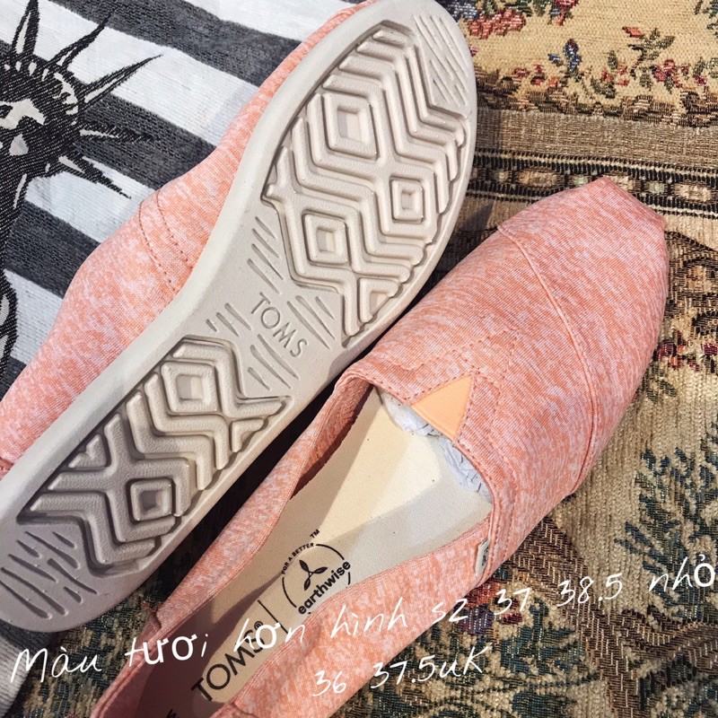 Giày lười slip on TOMS 36 36.5