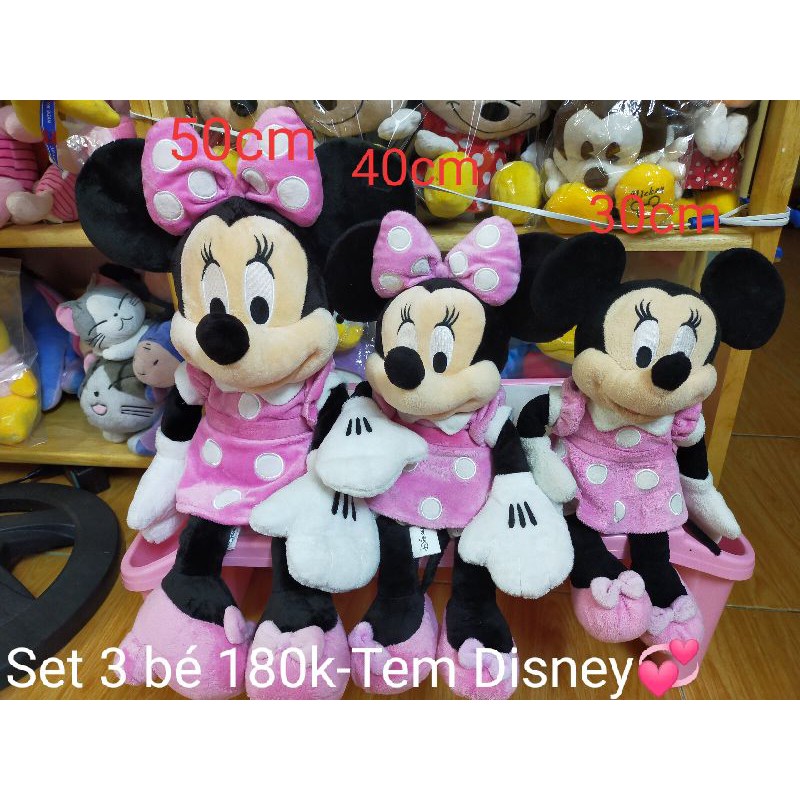 Chuột Minnie- Bạn gái mickey, size đại 80cm -  220k💞💞💞
