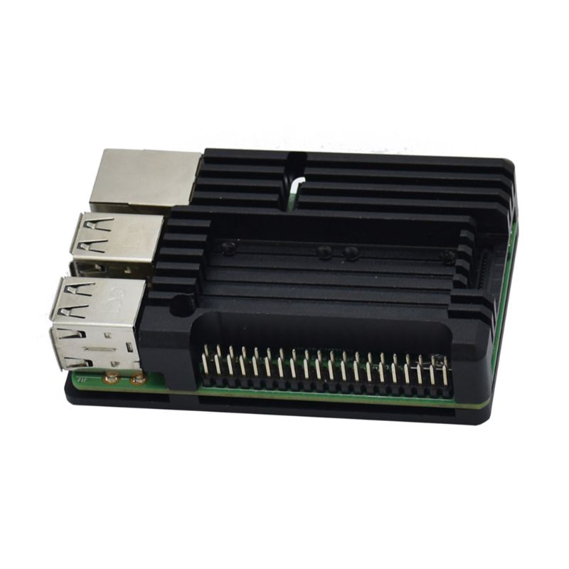Vỏ Tản Nhiệt Bằng Hợp Kim Nhôm Kèm Quạt Tản Nhiệt Chuyên Dụng Cho Raspberry Pi4 Raspberry Pi 4