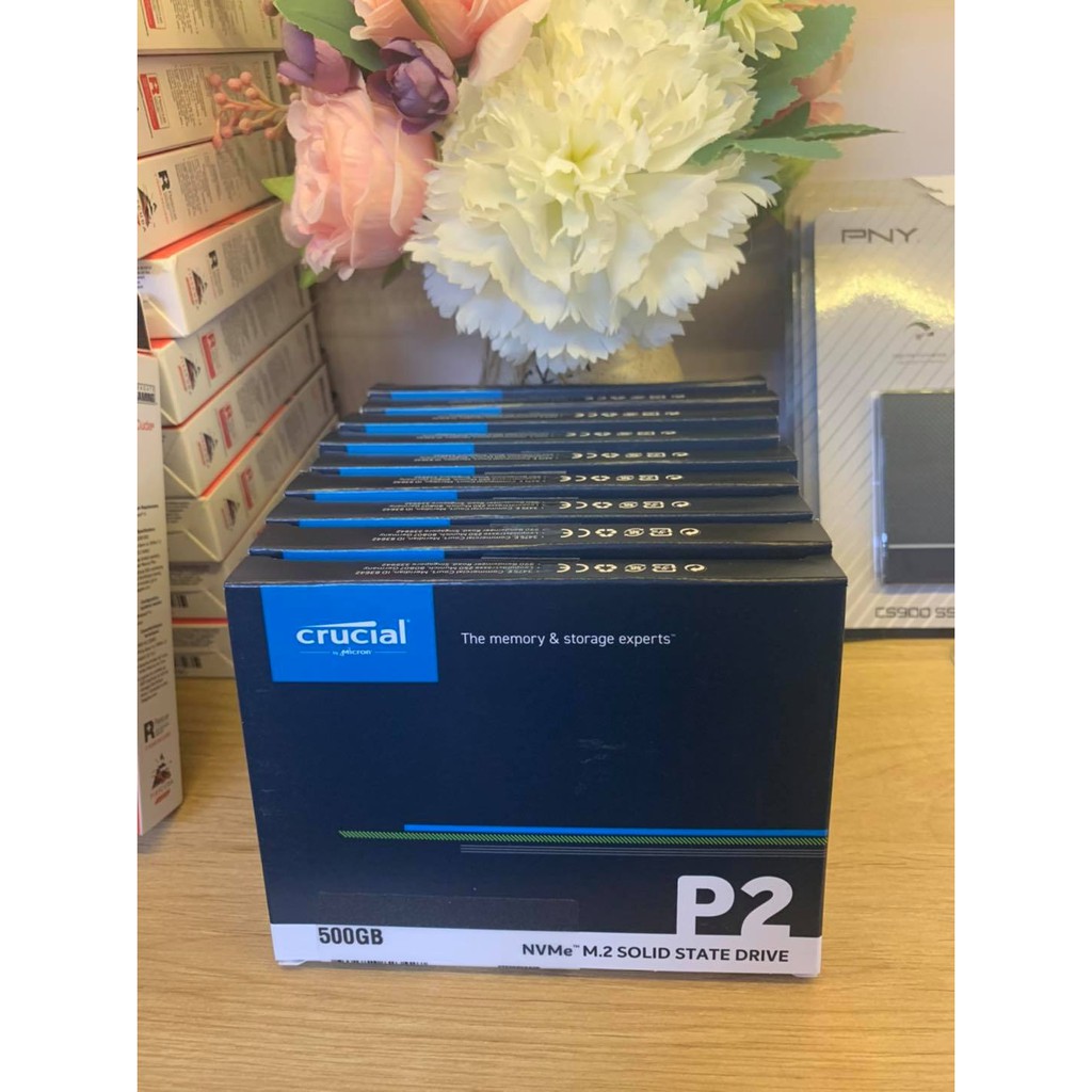 SSD Crucial P1 M.2 PCIe NVMe 500GB nhập khẩu mới 100% Bh 36 tháng ( đọc 1900mb/s ghi 950mb/s) | BigBuy360 - bigbuy360.vn