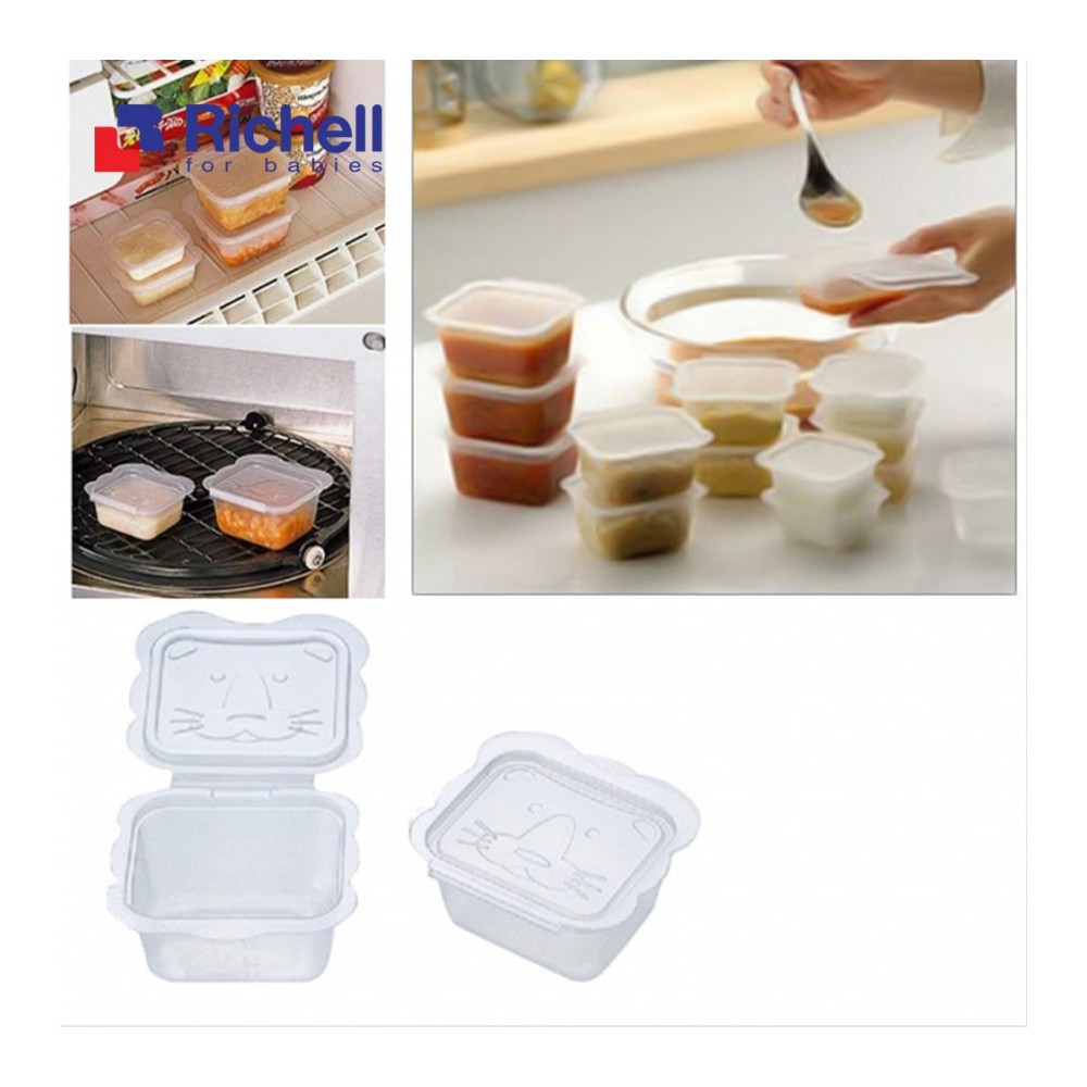 Bộ hộp đựng thực phẩm Richell Nhật Bản  RC98106-07-08