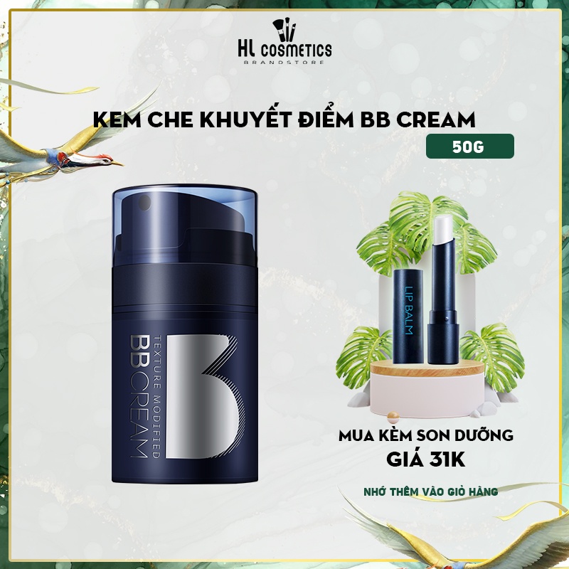 Kem Che Khuyết Điểm Cho Nam BLUEMAN Kiềm Dầu Và Nâng Tone Da 50g