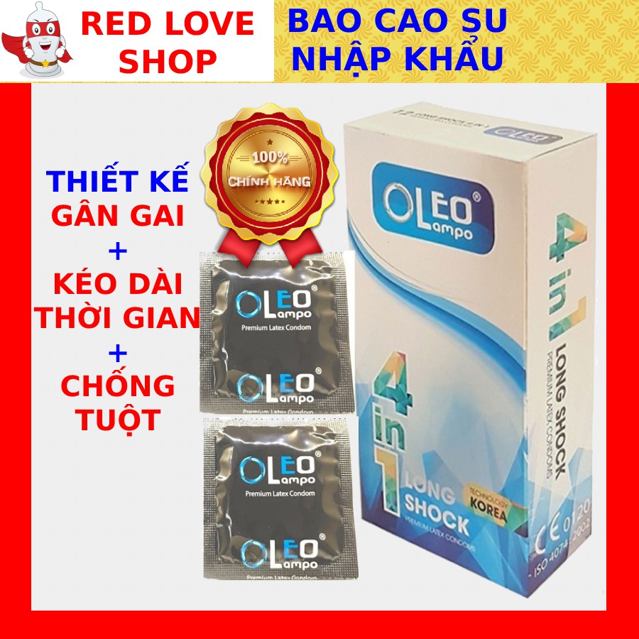 Bao cao su Oleo kéo dài thời gian GÂN GAI ✅ HÀN QUỐC