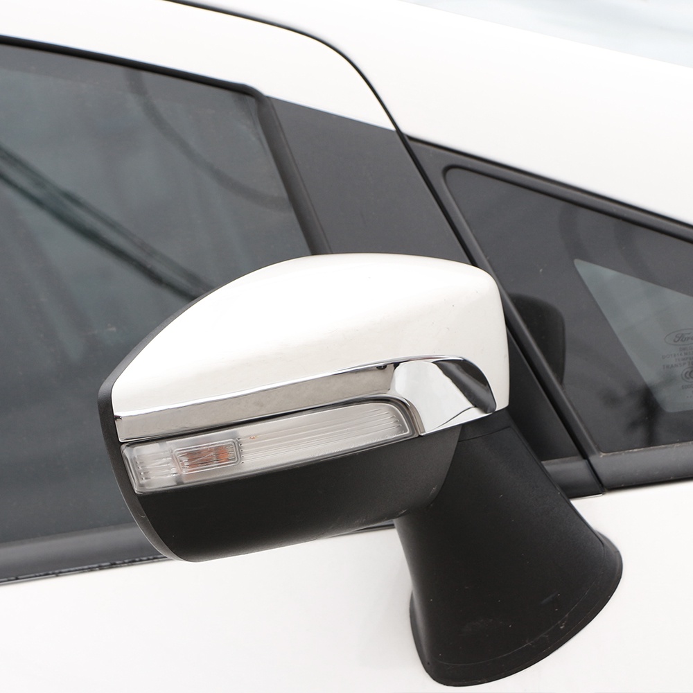 Bộ 2 Miếng Dán Tráng Gương Chiếu Hậu Chống Trầy Bằng Crom ABS Cho Xe Hơi Ford Ecosport 2013-2021