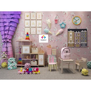 5M Giấy Dán Tường - Hello Kitty