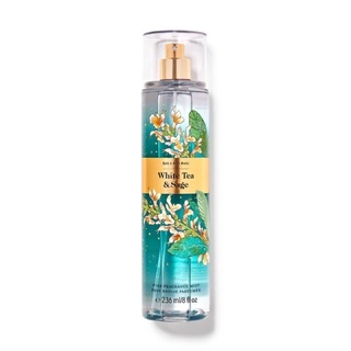 Xịt thơm toàn thân bath & body works white tea & sage 236ml