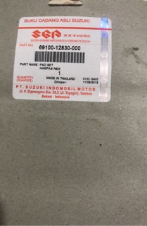 Bố thắng sau suzuki raider satria