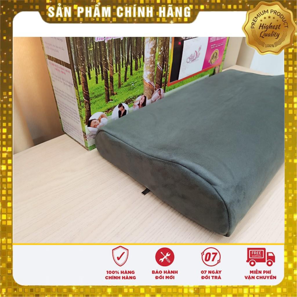 [CAM KẾT CHÍNH HÃNG] Gối Wavy chống đau mỏi vai gáy, gối cao su non chính hãng Gối Việt bảo hành 5 năm