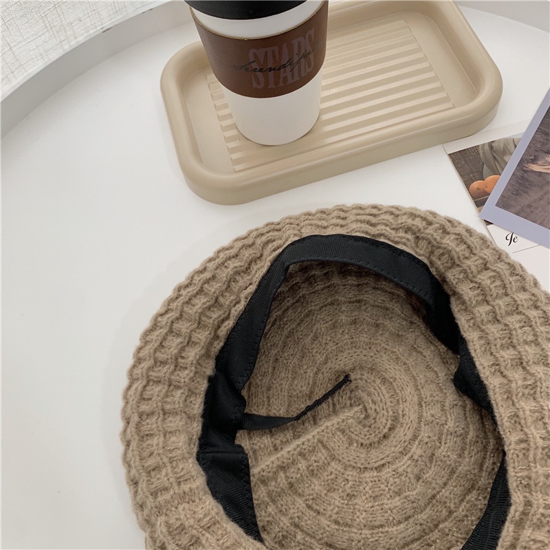 Mũ beret len màu sắc ngọt ngào phong cách retro dành cho nữ