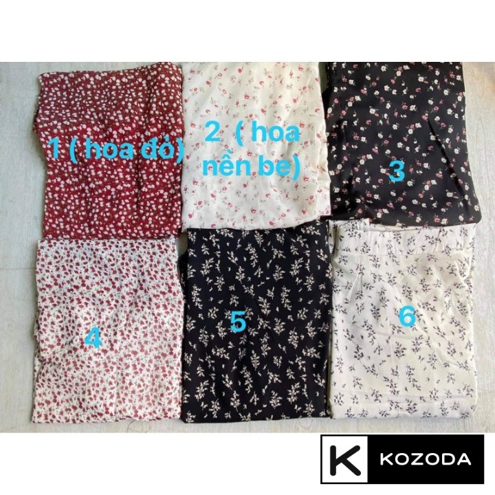 Chân váy voan hoa nhí 2 lớp tầng ulzzang siêu xinh Quảng Châu nhiều màu vintage Kozoda Cv28 | BigBuy360 - bigbuy360.vn