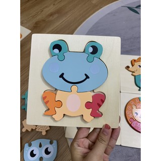 Tranh Gỗ Ghép Hình 3D Cho Bé
