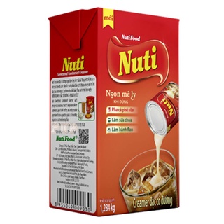 Sữa Đặc Có Đường Nuti Hộp Đỏ 1,284Kg Creamer Dùng Làm Bánh,Pha Cà Phê