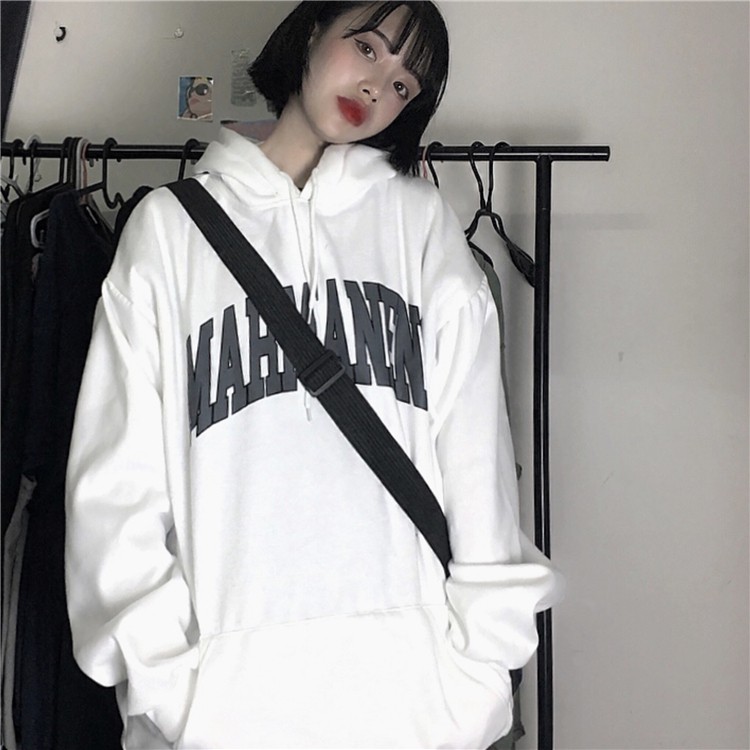 Áo hoodie nỉ bông form rộng phong cách Unisex HD03