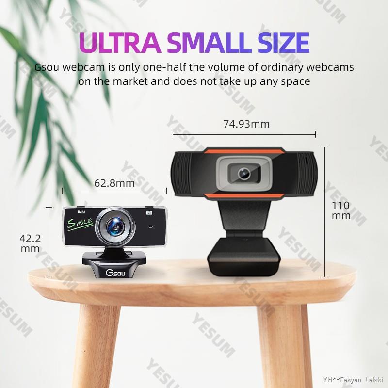 Webcam HD USB Mini có micro 24H SHIPS cho máy tính | BigBuy360 - bigbuy360.vn