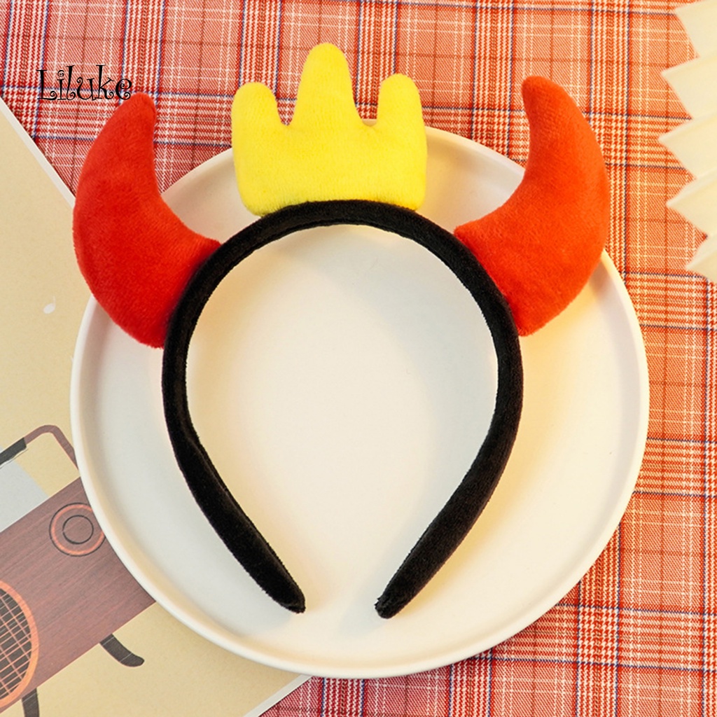 Băng Đô Cài Tóc Hình Vương Miện Phối Hai Màu Trang Nhã Cho Nữ