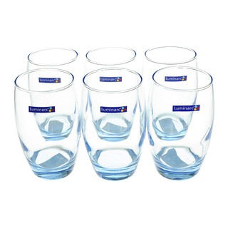 Bộ 6 ly thủy tinh cao Luminarc Salto Ice Blue 350ml J1585