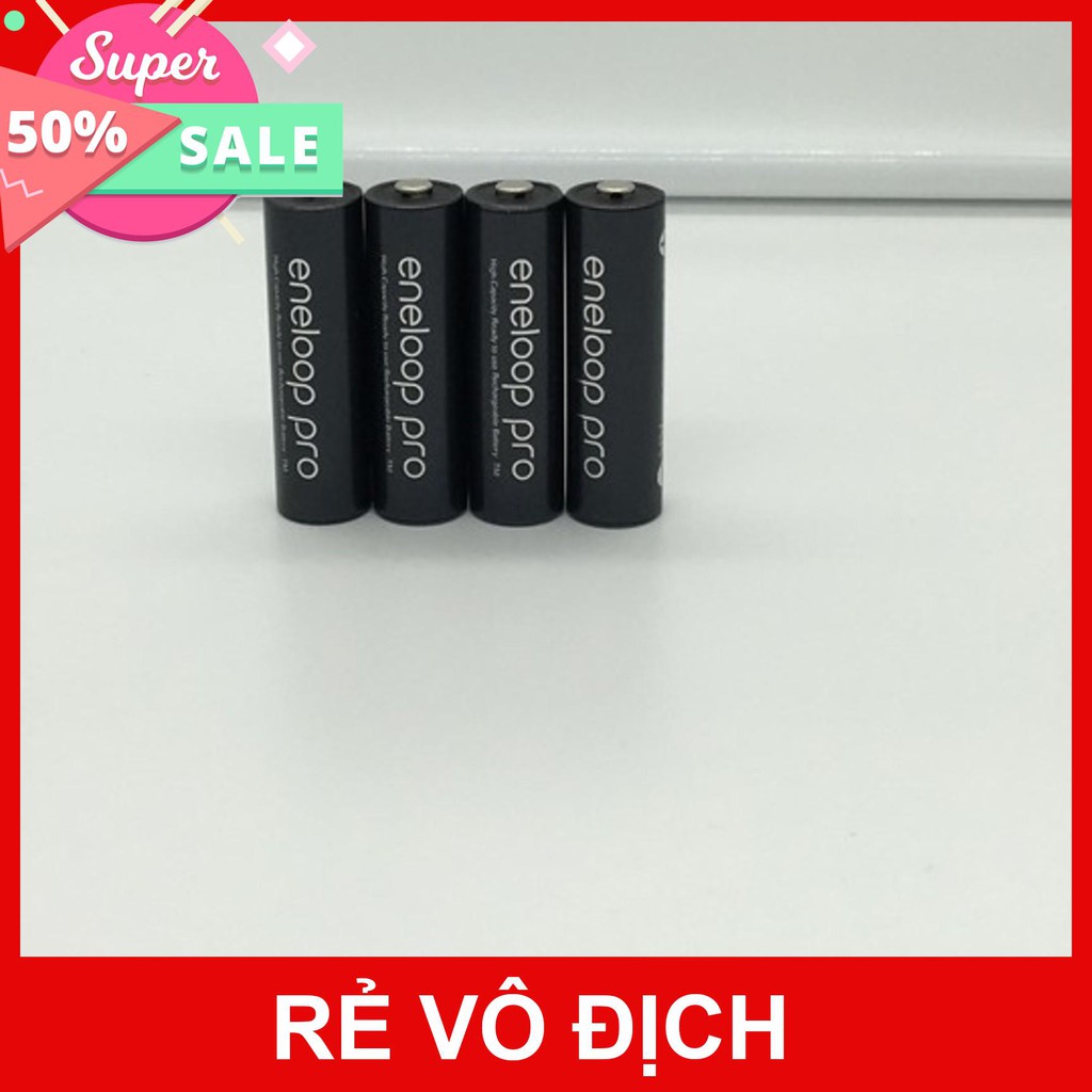 (SIÊU GIẢM GIÁ) Vỉ 4 pin sạc AA ( Pin tiểu ) eneloop pro 2500mAh