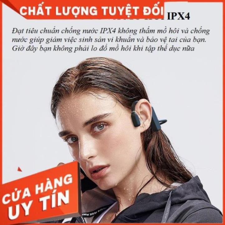 Tai Nghe Dẫn Xương Truyền Âm Thanh Qua Xương Sọ - Tai Nghe Bluetooth X19 Âm Thanh Sống Độ