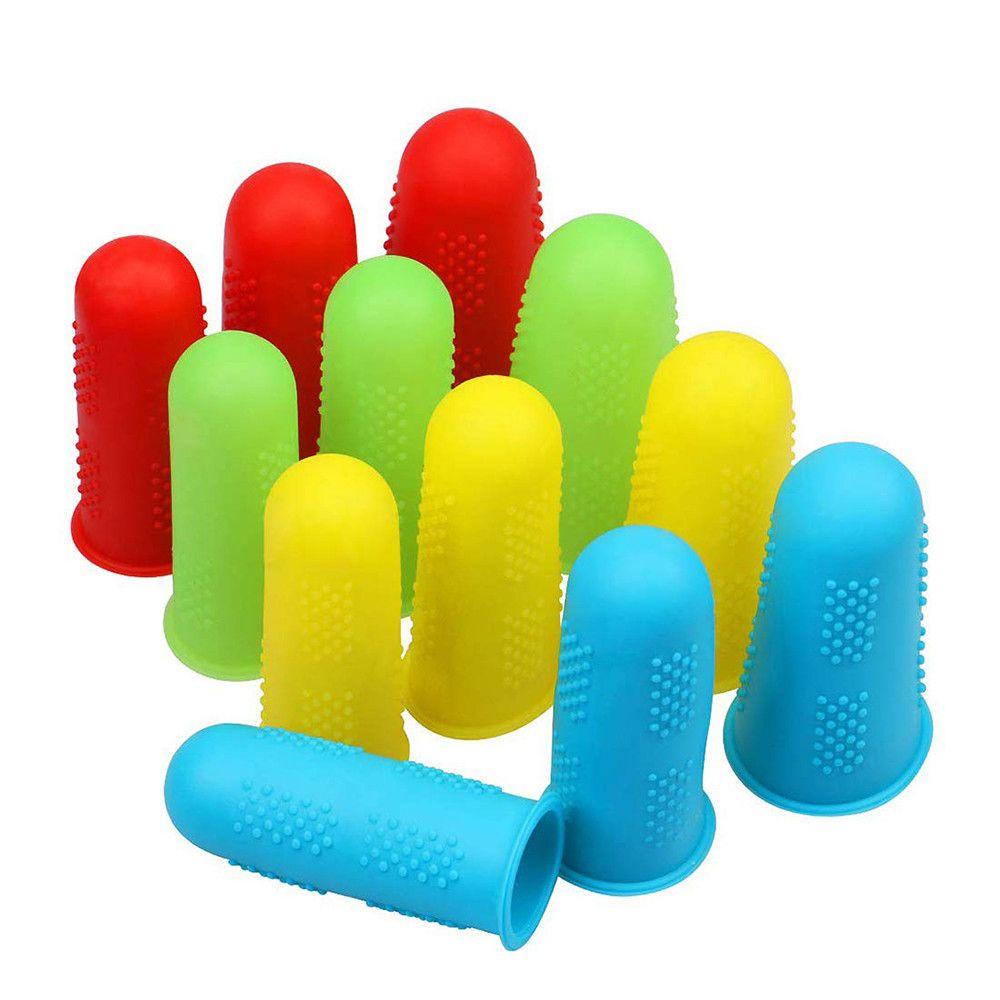 FUTURE Bộ 5 Miếng Bọc Ngón Tay Bằng Cao Su Silicone Chống Trượt Tiện Lợi