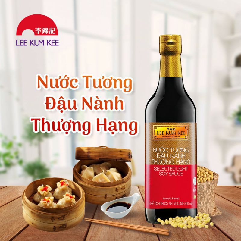 Nước Tương Đậu Nành Lee Kum Kee 500ml